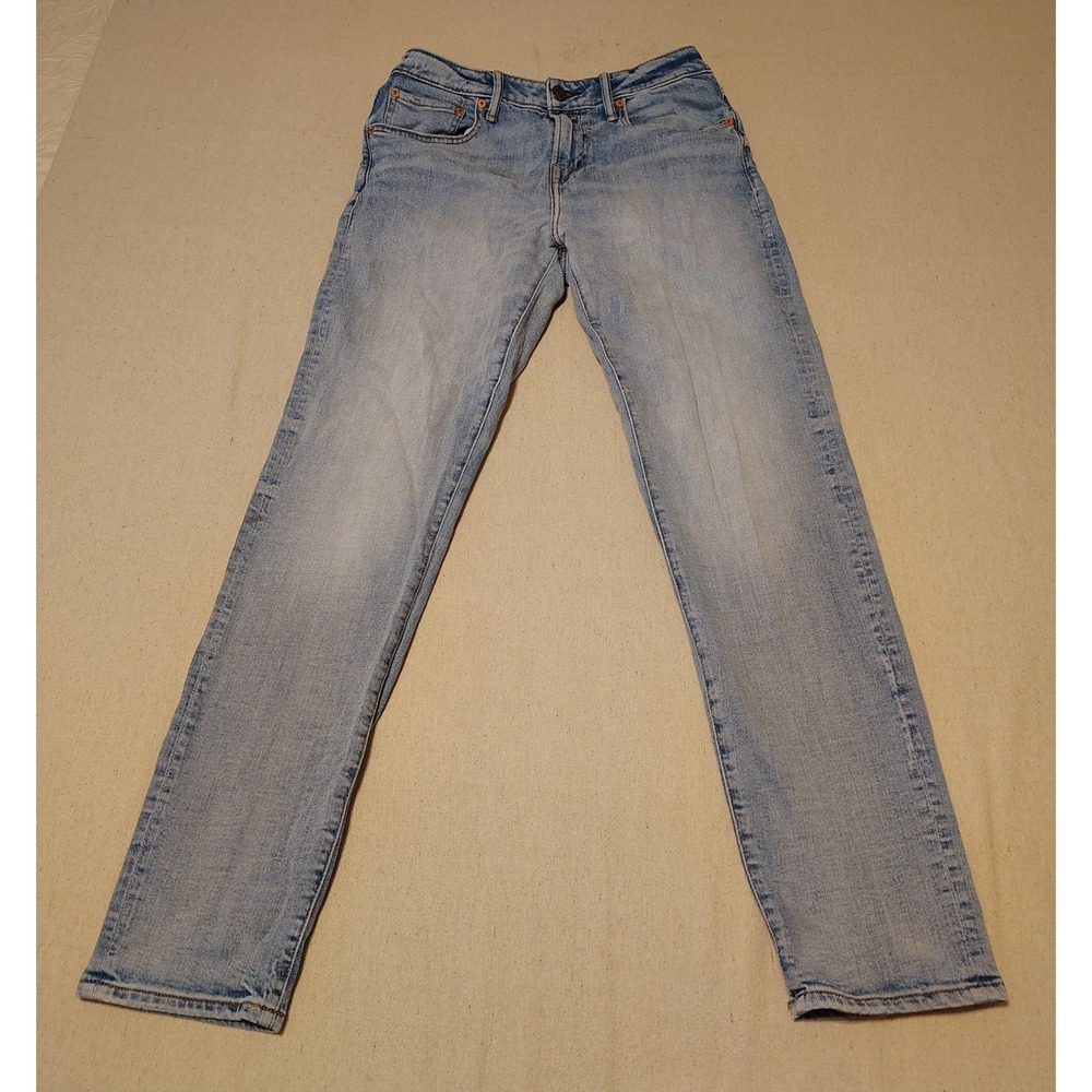 American Eagle Airflex+ Slim Jeans Mens 30x32 Light Wash Stretch Denim